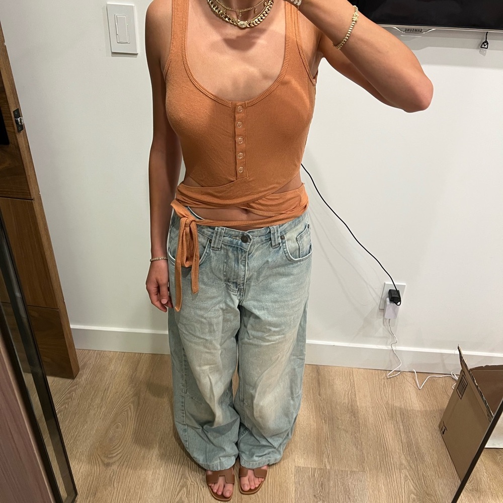 Orange Tank Top